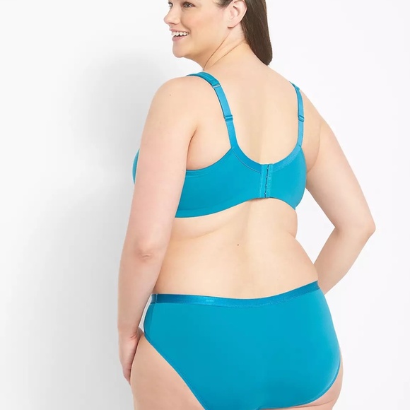 Cacique Lightly Lined Full Coverage Teal Blue  Bra Women's Size 44DDD - Picture 4 of 15